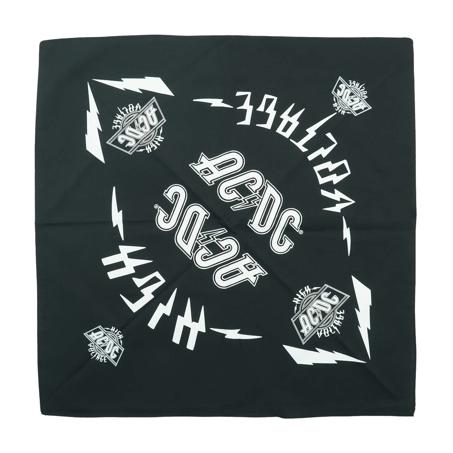 AC/DC High Voltage Bandana Front