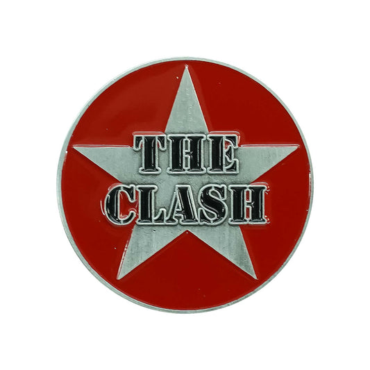 Clash Military Logo Pewter Pin Badge