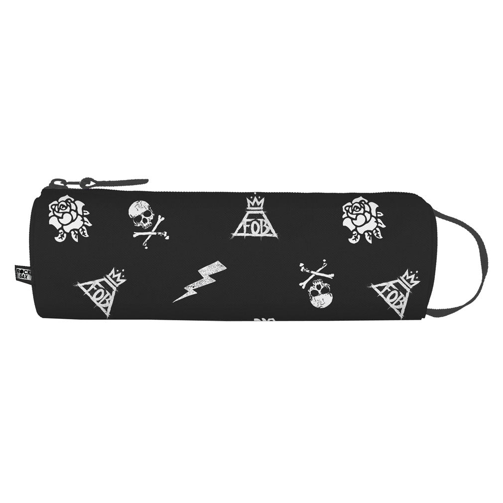 Fall Out Boy Pattern Pencil Case School Supplies Front