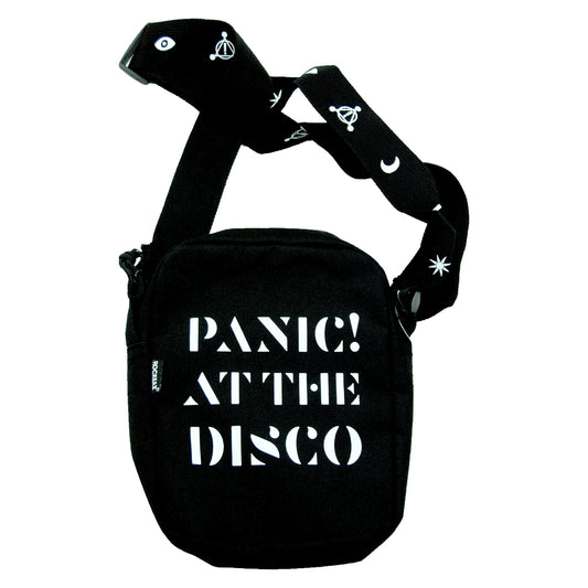Panic! At The Disco Death Of A Bachelor Crossbody Bag Backpack Front