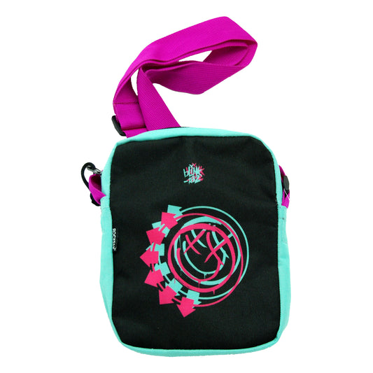 Blink 182 Smiley Crossbody Bag Backpack Front