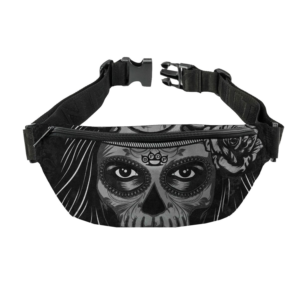 Five Finger Death Punch Day of the Dead Fanny Pack Backpack Front