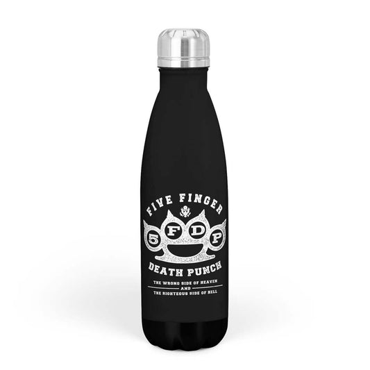 Five Finger Death Punch Heaven & Hell Bottle Water Bottle Front