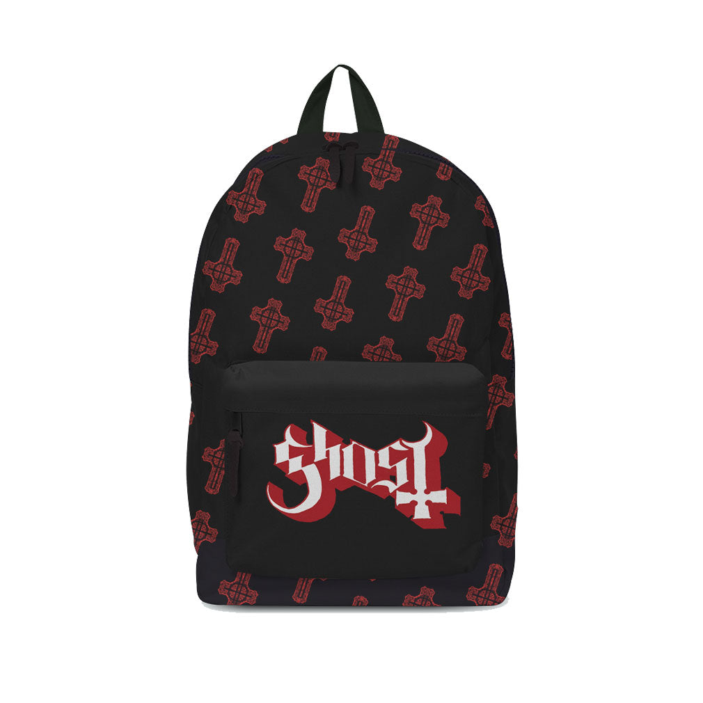 Ghost Grucifix Red Backpack Front