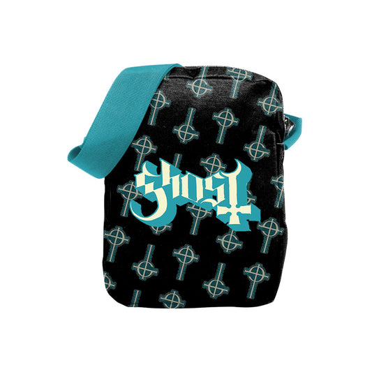 Ghost Grucifix Blue Crossbody Bag Backpack Front