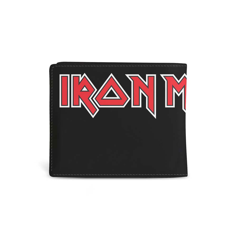 Iron Maiden Logo Wrap Premium Wallet Bi-Fold Wallet Front