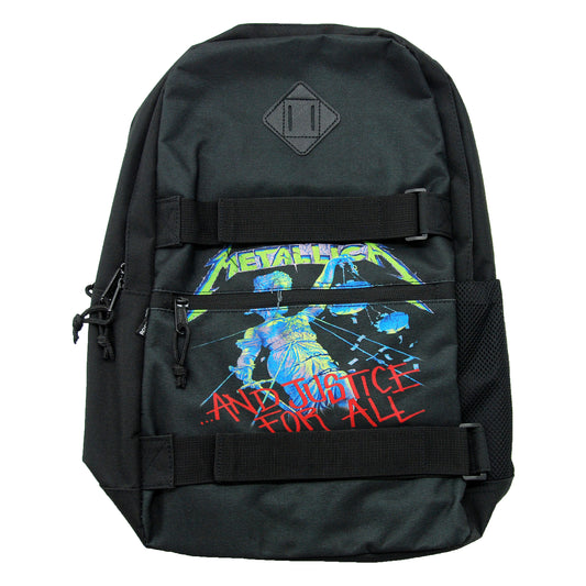 Metallica Justice For All Skate Bag Backpack Front