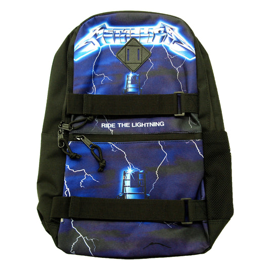 Metallica Ride The Lightning Skate Bag Backpack Front