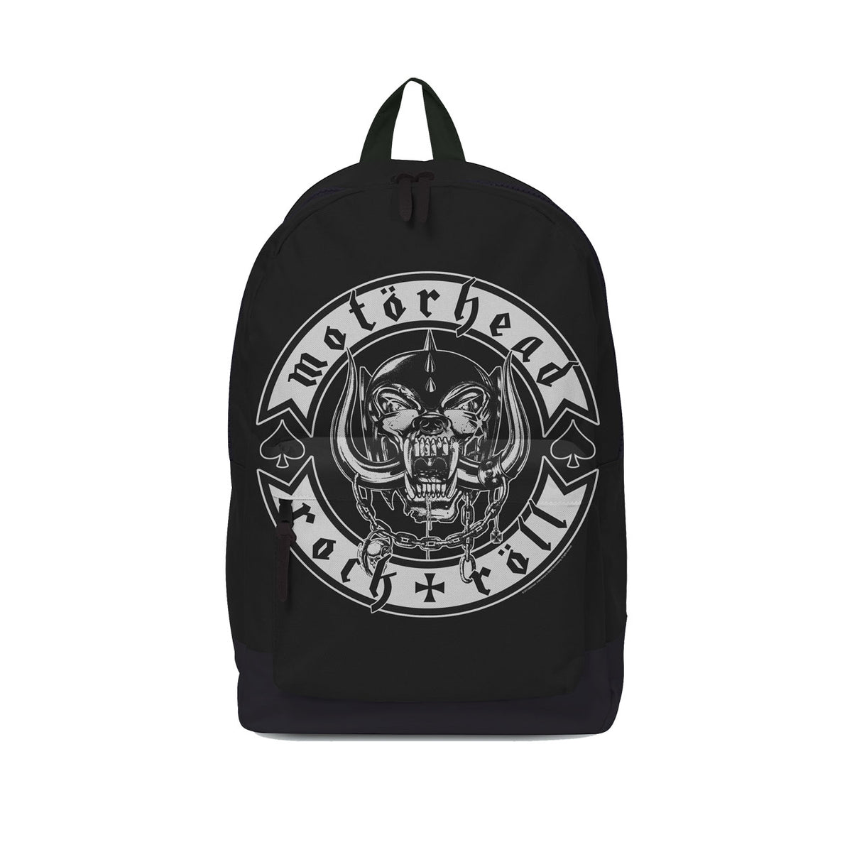 Motorhead Rock N Roll Classic Rucksack Backpack Front