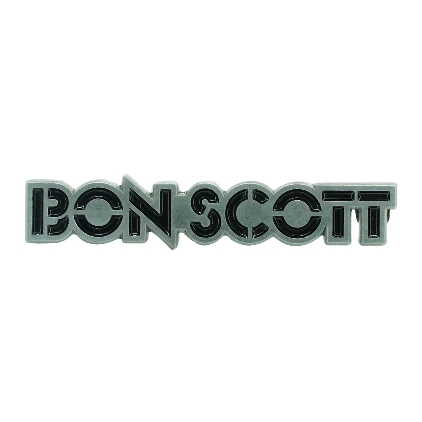 Bon Scott Logo Pewter Pin Badge