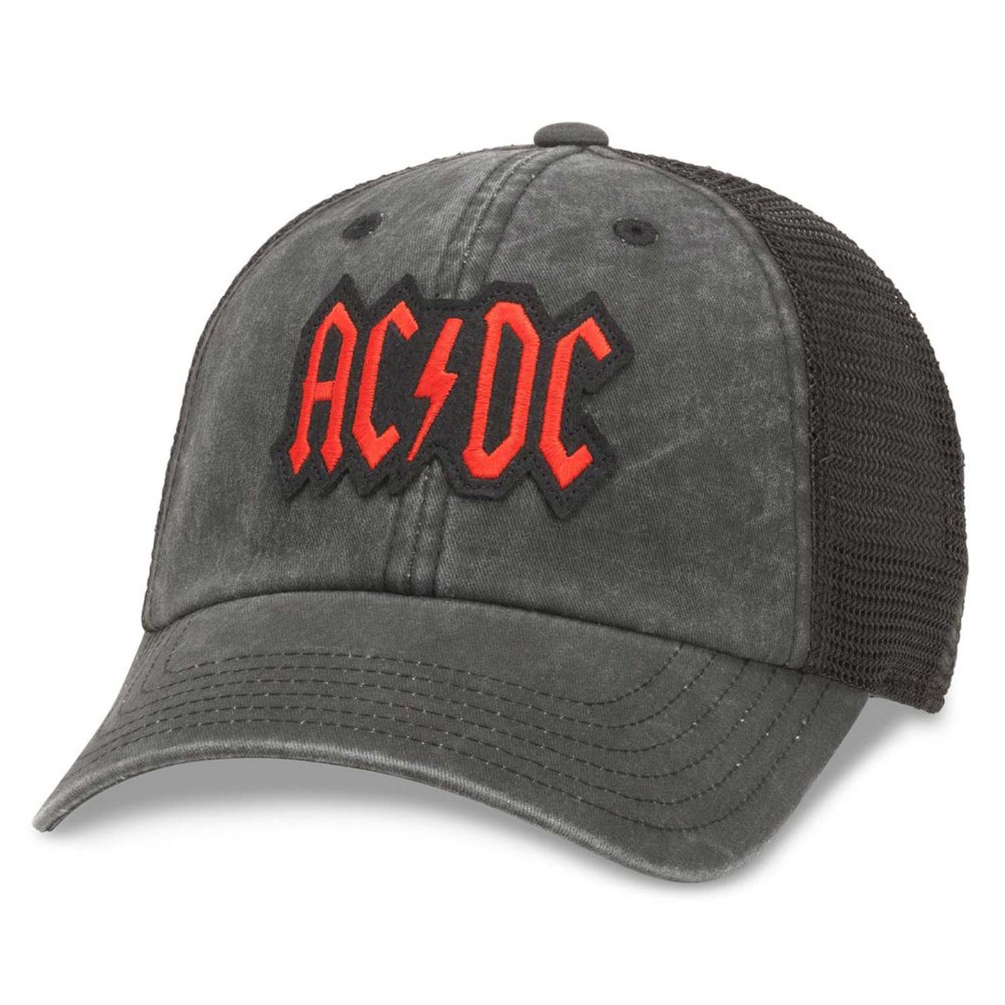 AC/DC Raglan Bones Trucker Cap Front