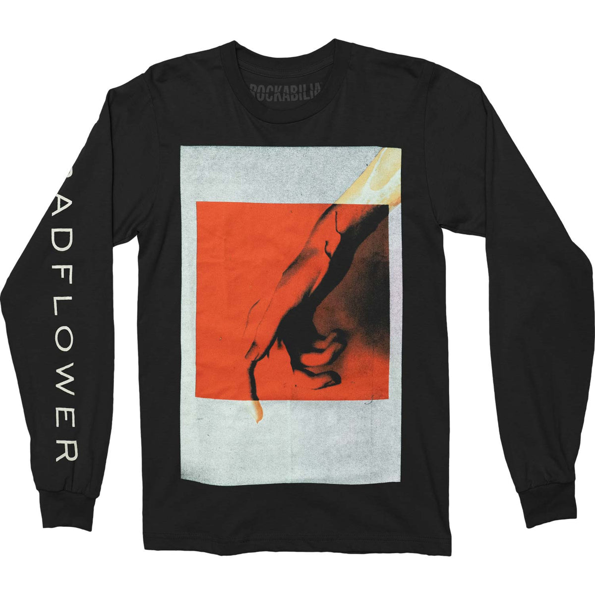 Badflower Drip Longsleeve Tee (Black) Long Sleeve Front