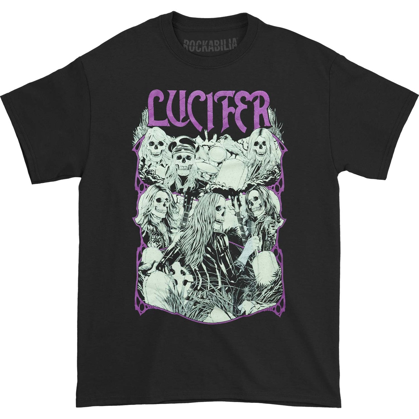 Lucifer Undead Tee (Black) T-shirt Front