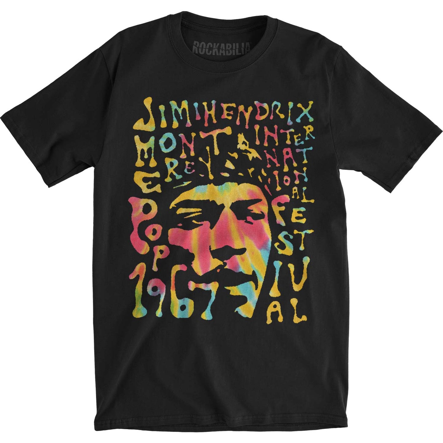 Jimi Hendrix Monterey Pop Slim Fit T-shirt Front