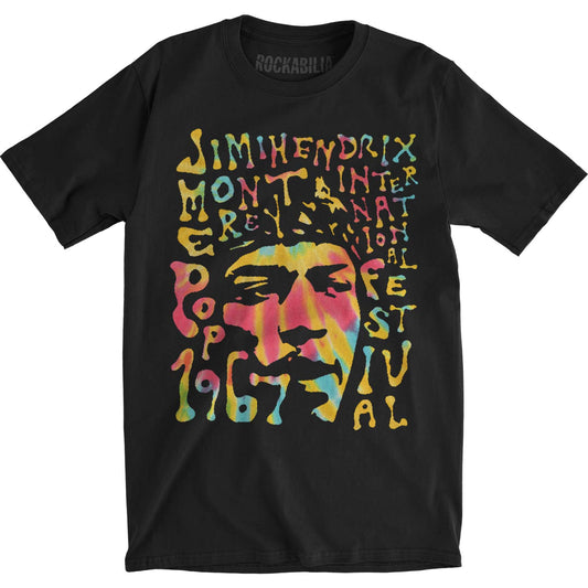 Jimi Hendrix Monterey Pop Slim Fit T-shirt Front