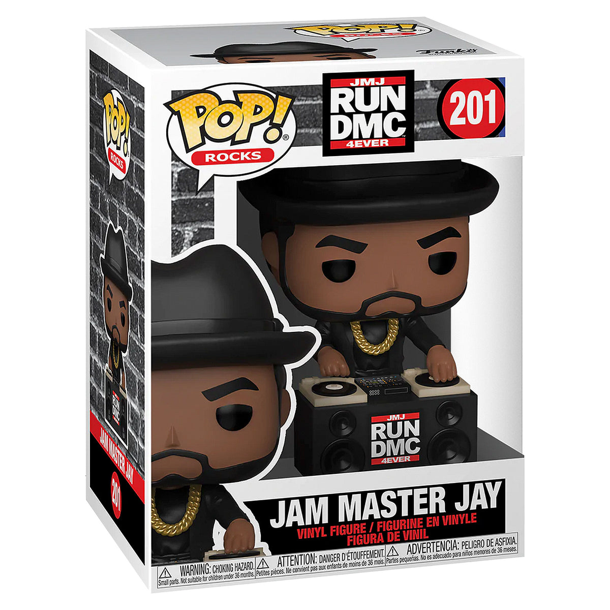 Run DMC Funko POP! Rocks: Jam Master Jay Vinyl Figure Front