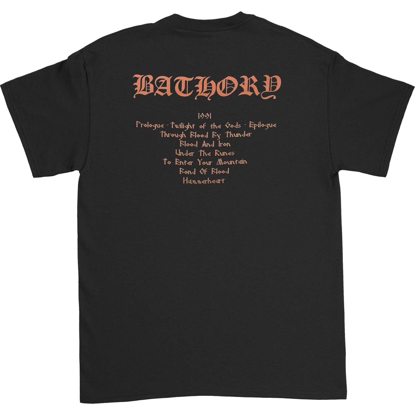 Bathory Twilight T-shirt Back