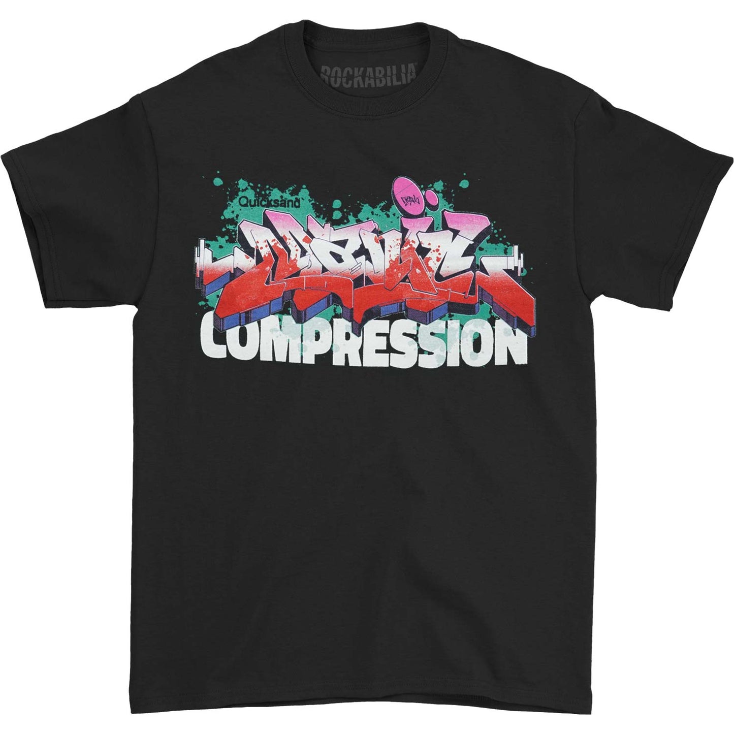 Quicksand Graffiti Hardcore Emit T-shirt Front