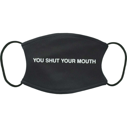 Morrissey Shut Your Mouth Face Mask Front