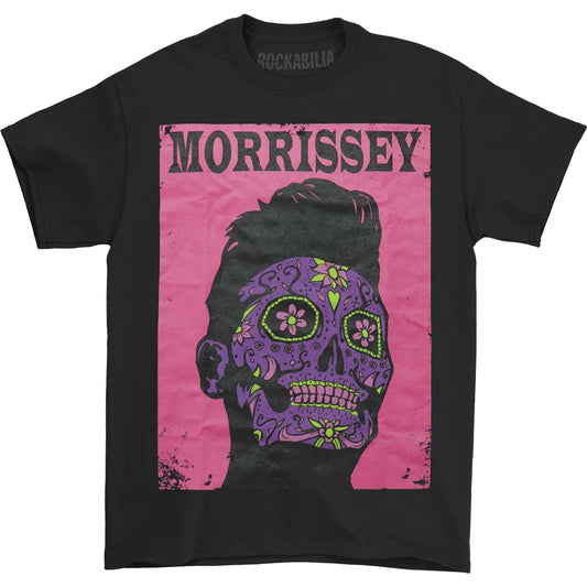 Morrissey Day of the Dead Pink T-shirt Front