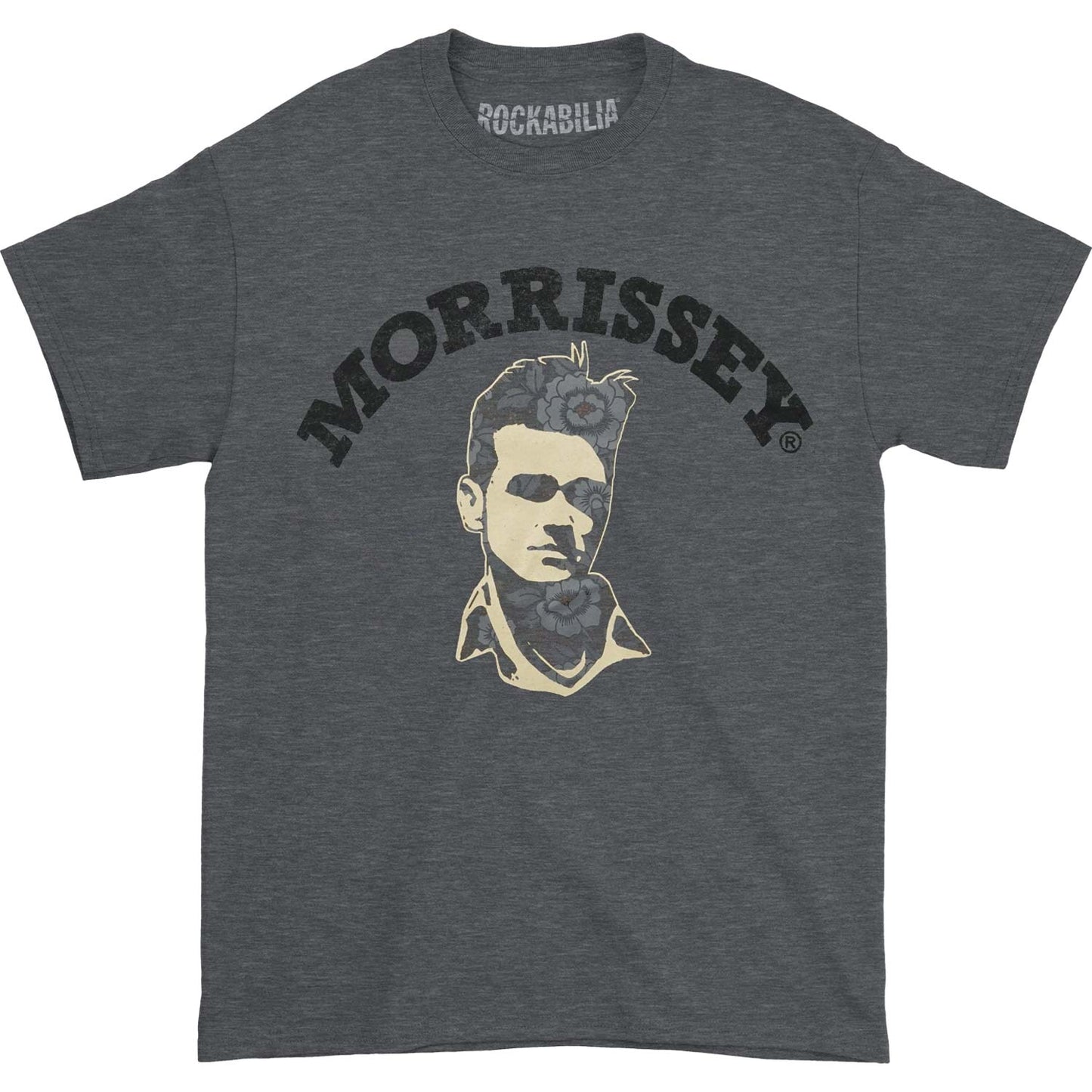 Morrissey Floral Head T-shirt Front