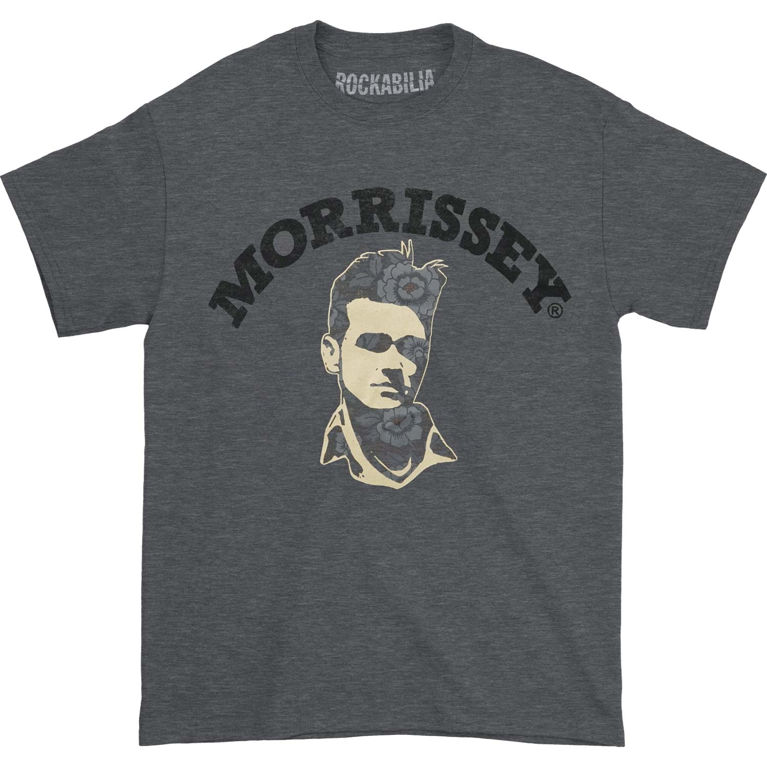 Morrissey Floral Head T-shirt Front