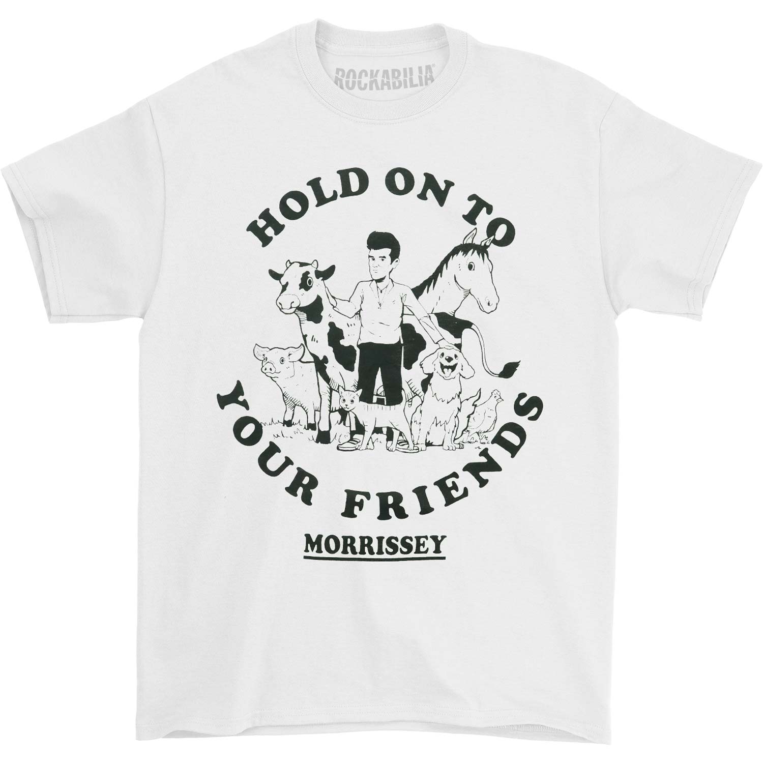 Morrissey Hold On To Your Friends T-shirt Front