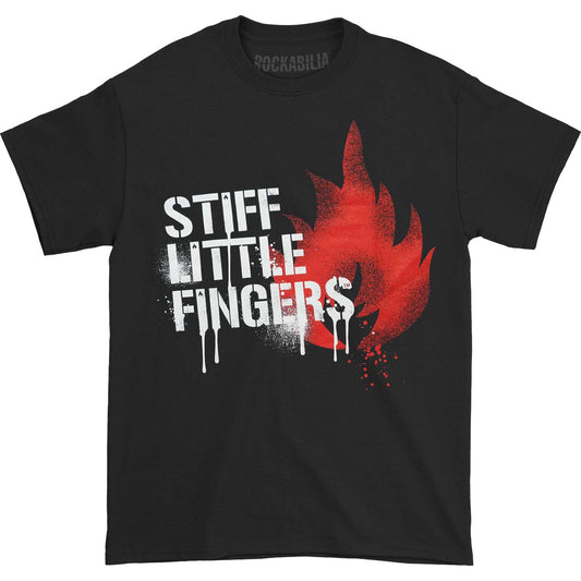 Stiff Little Fingers Graffiti T-shirt Front
