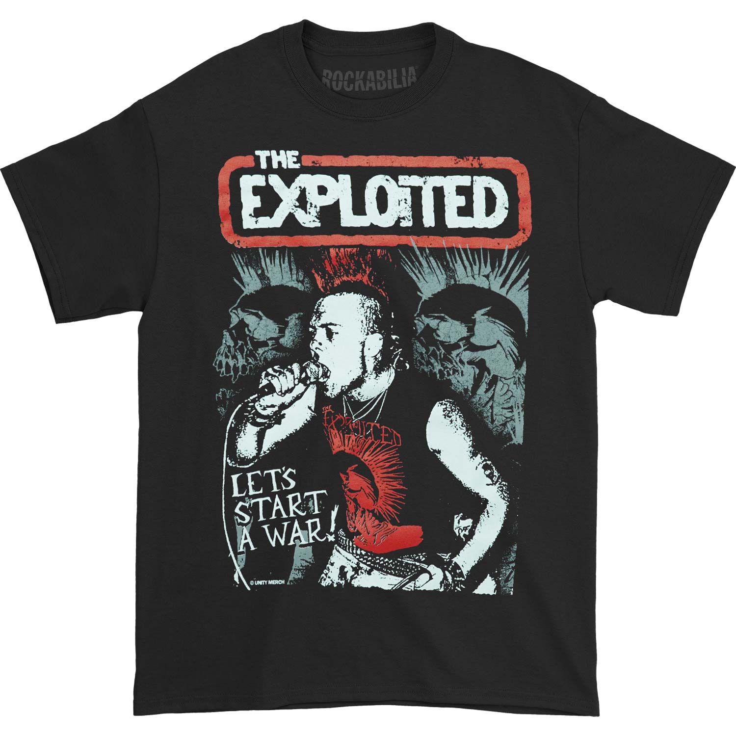 The Exploited - Start A War T-shirt Front