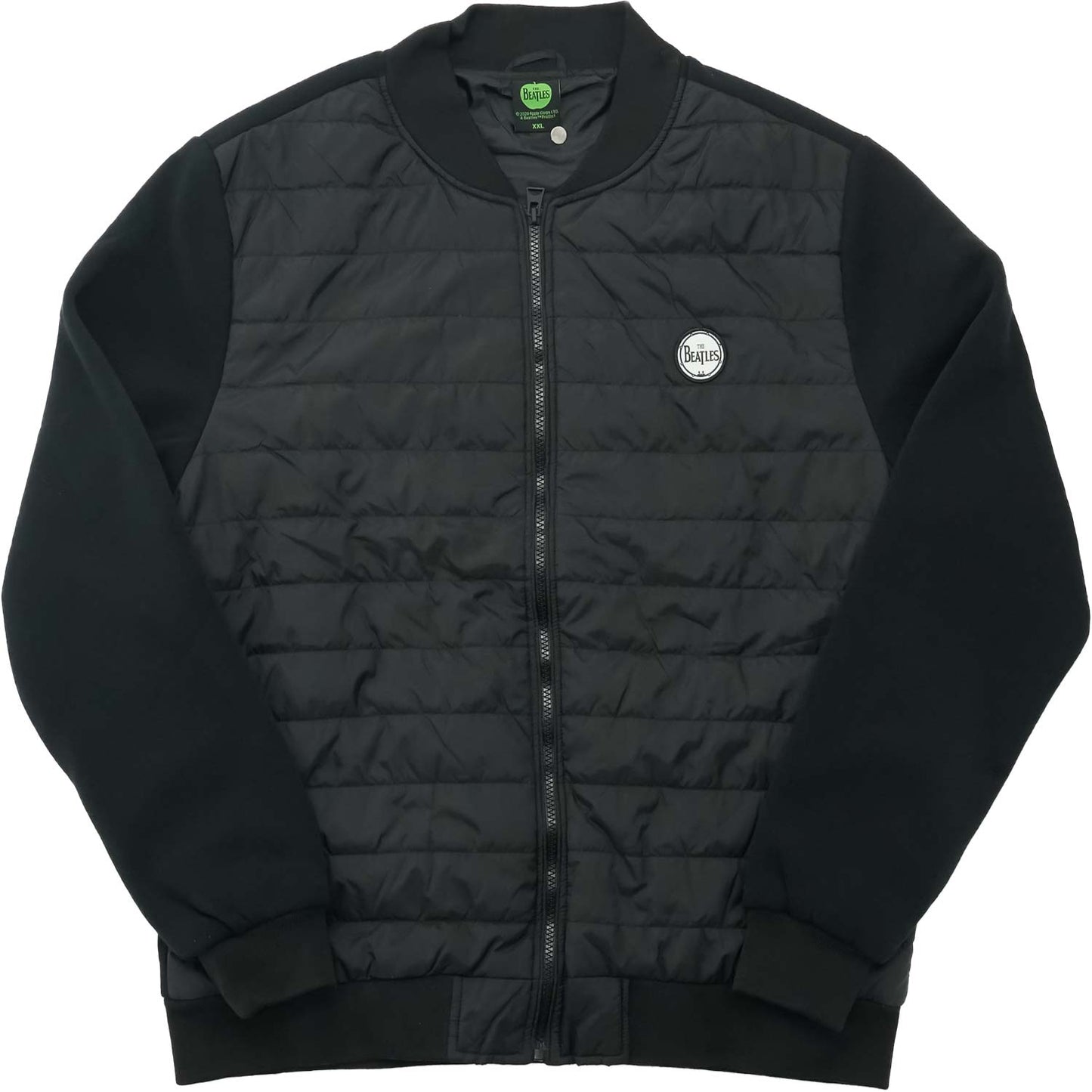 Beatles Drum Logo Unisex Quilted Jacket Jacket Front