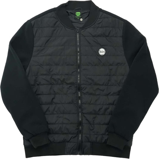 Beatles Drum Logo Unisex Quilted Jacket Jacket Front