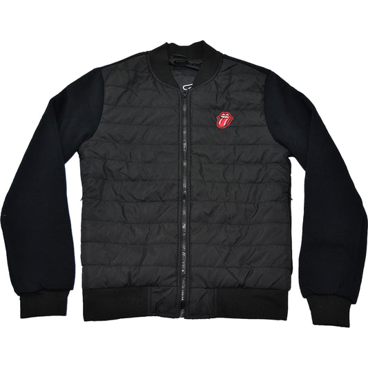 Rolling Stones Classic Tongue Unisex Quilted Jacket Jacket Front
