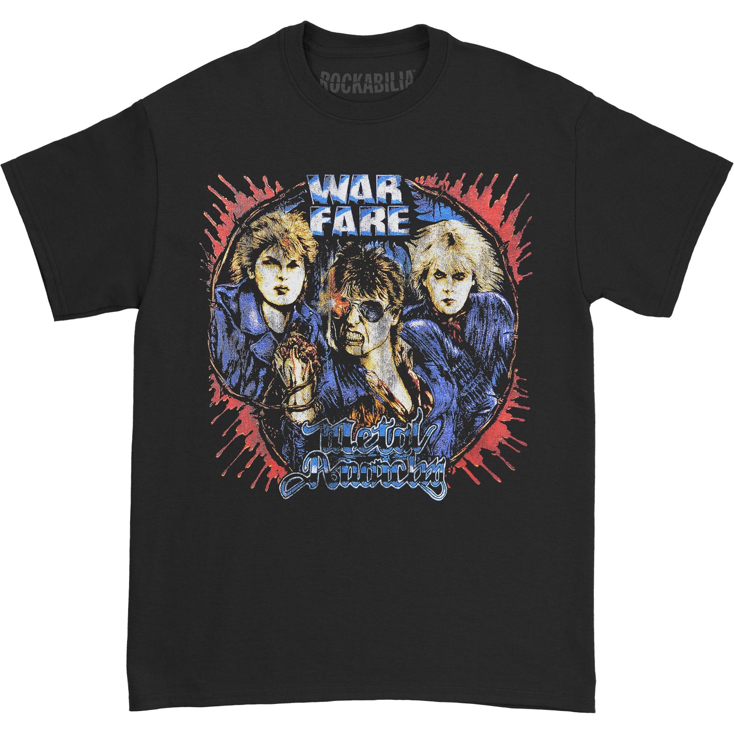 Warfare Metal Anarchy T-shirt Front