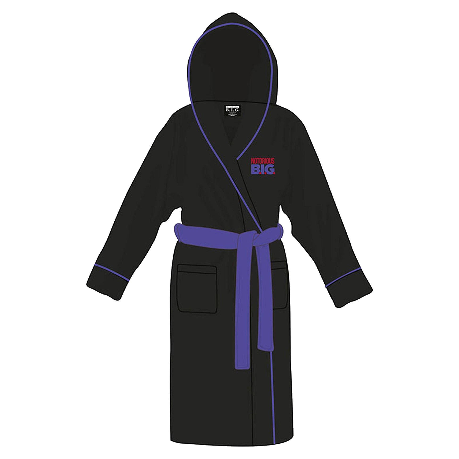 Notorious B.I.G. Crown Bath Robe Front