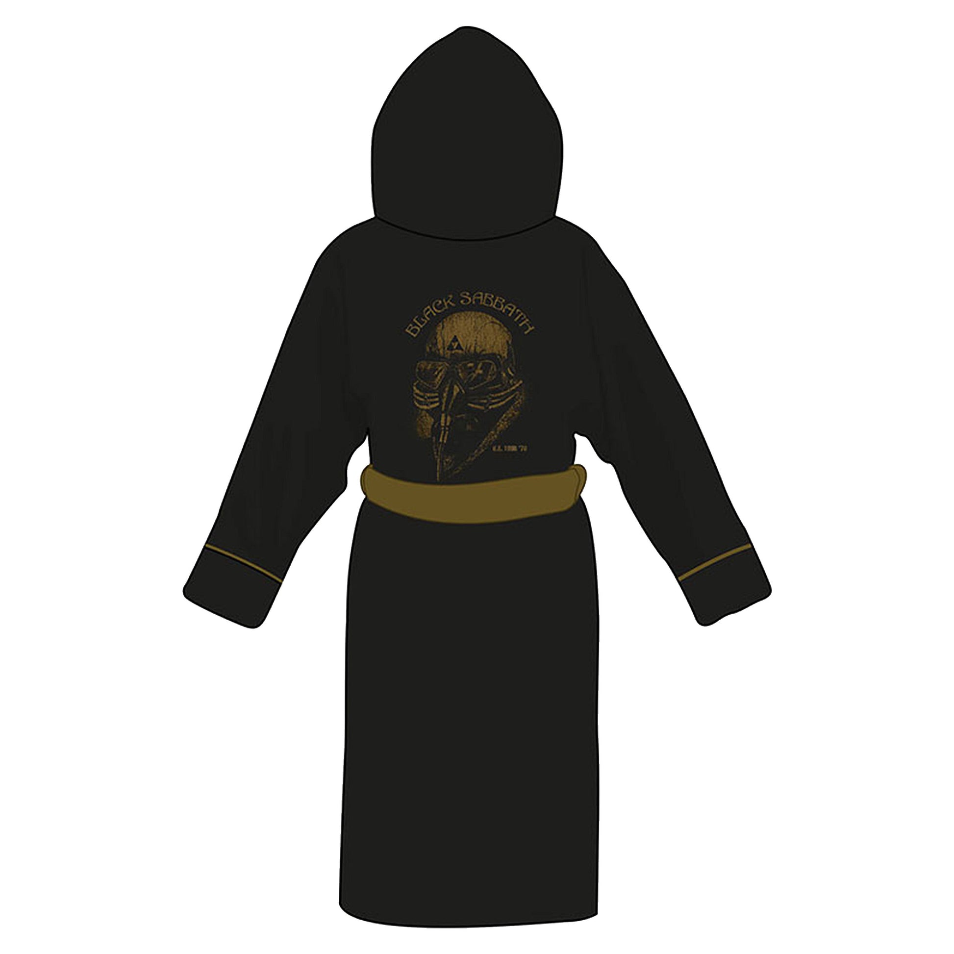 Black Sabbath Us Tour 78 Avengers Bath Robe Back