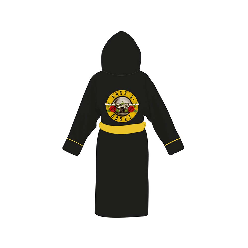Guns N Roses Classic Logo Bath Robe Back