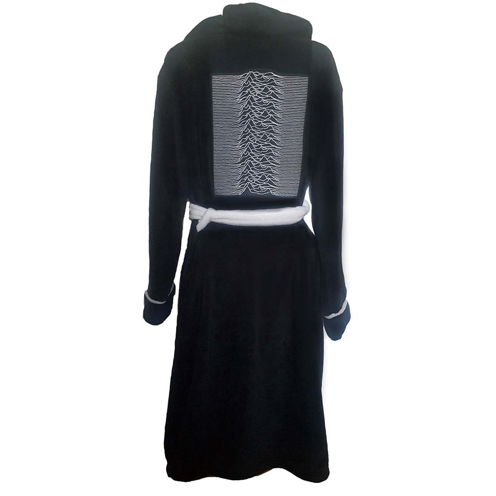 Joy Division Unknown Pleasures Bath Robe Back