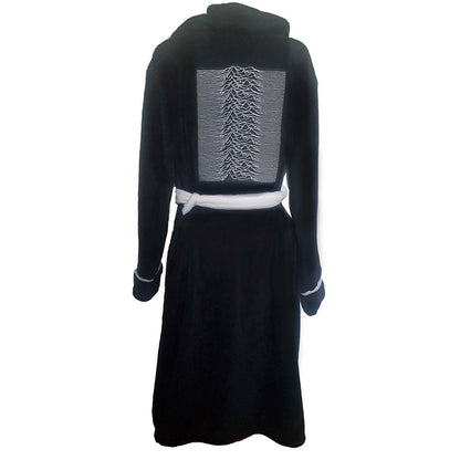Joy Division Unknown Pleasures Bath Robe Back