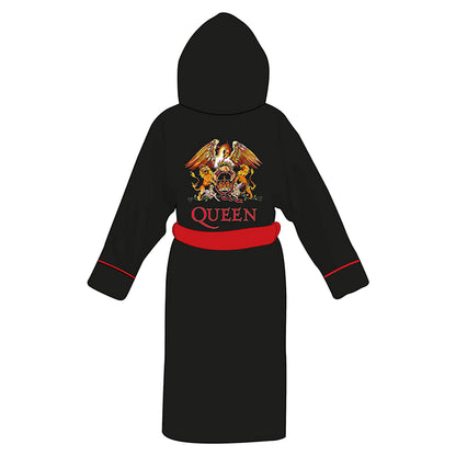 Queen Classic Crest Bath Robe Back