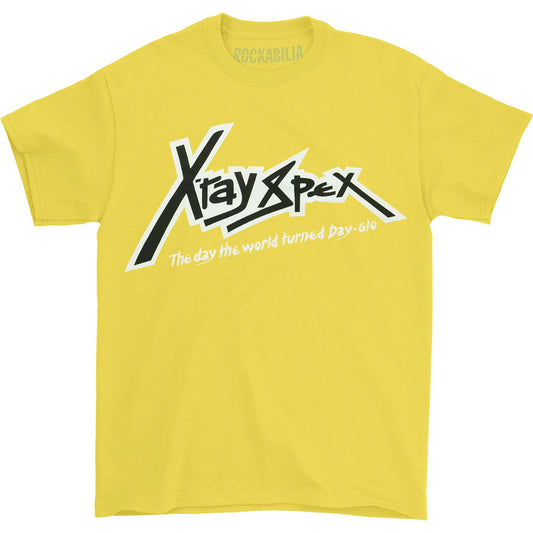 X-Ray Spex XRS Logo Yellow Tee T-shirt Front