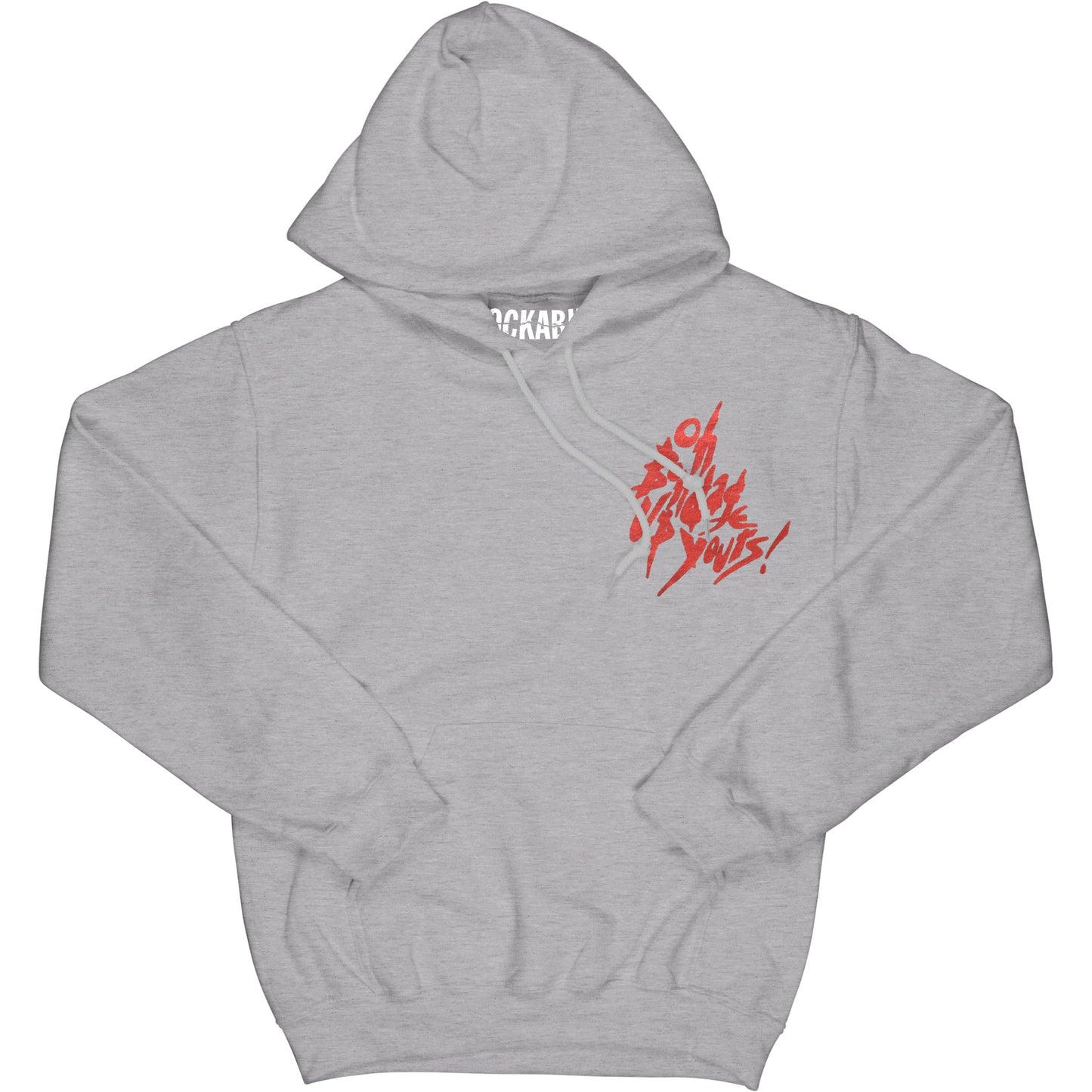 X-Ray Spex Bondage Grey Hooded Sweatshirt Front