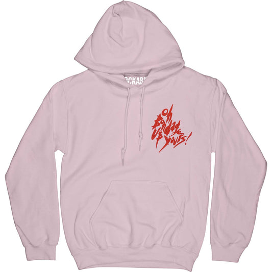 X-Ray Spex Bondage Pink Hooded Sweatshirt Front