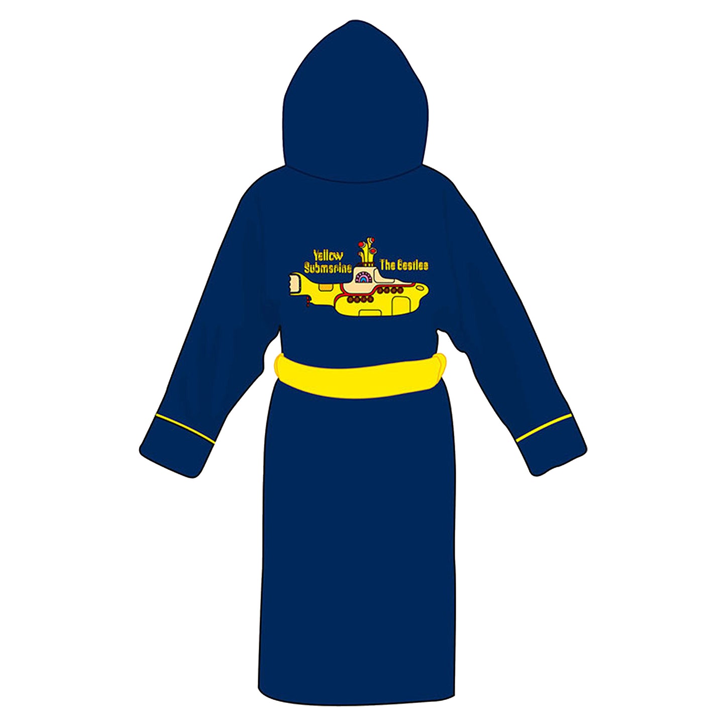 Beatles Yellow Submarine Bath Robe Back