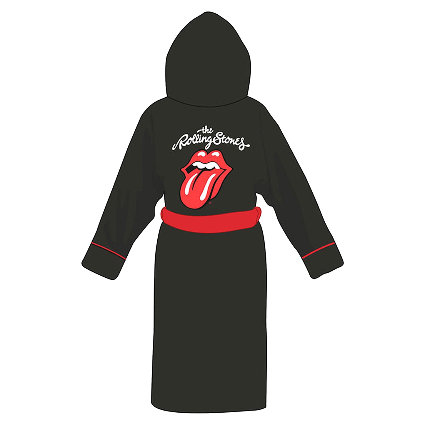Rolling Stones Classic Tongue Bath Robe Back