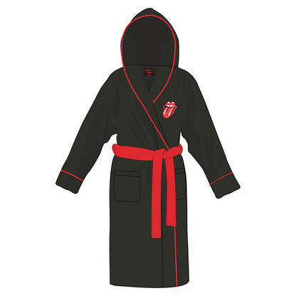 Rolling Stones Classic Tongue Bath Robe Front