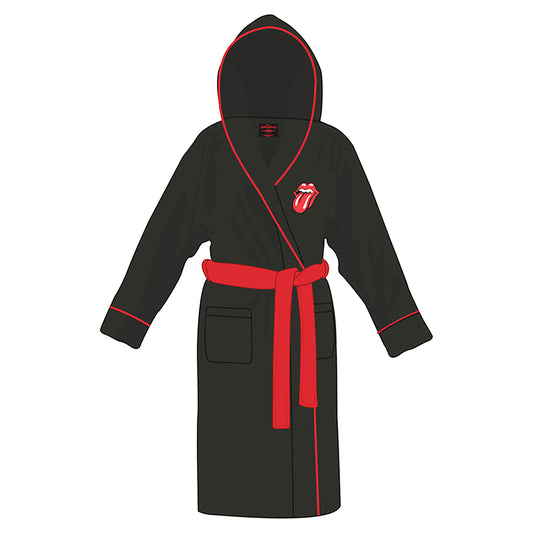 Rolling Stones Classic Tongue Bath Robe Front