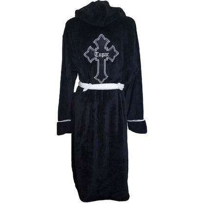 Tupac Cross Bath Robe Back