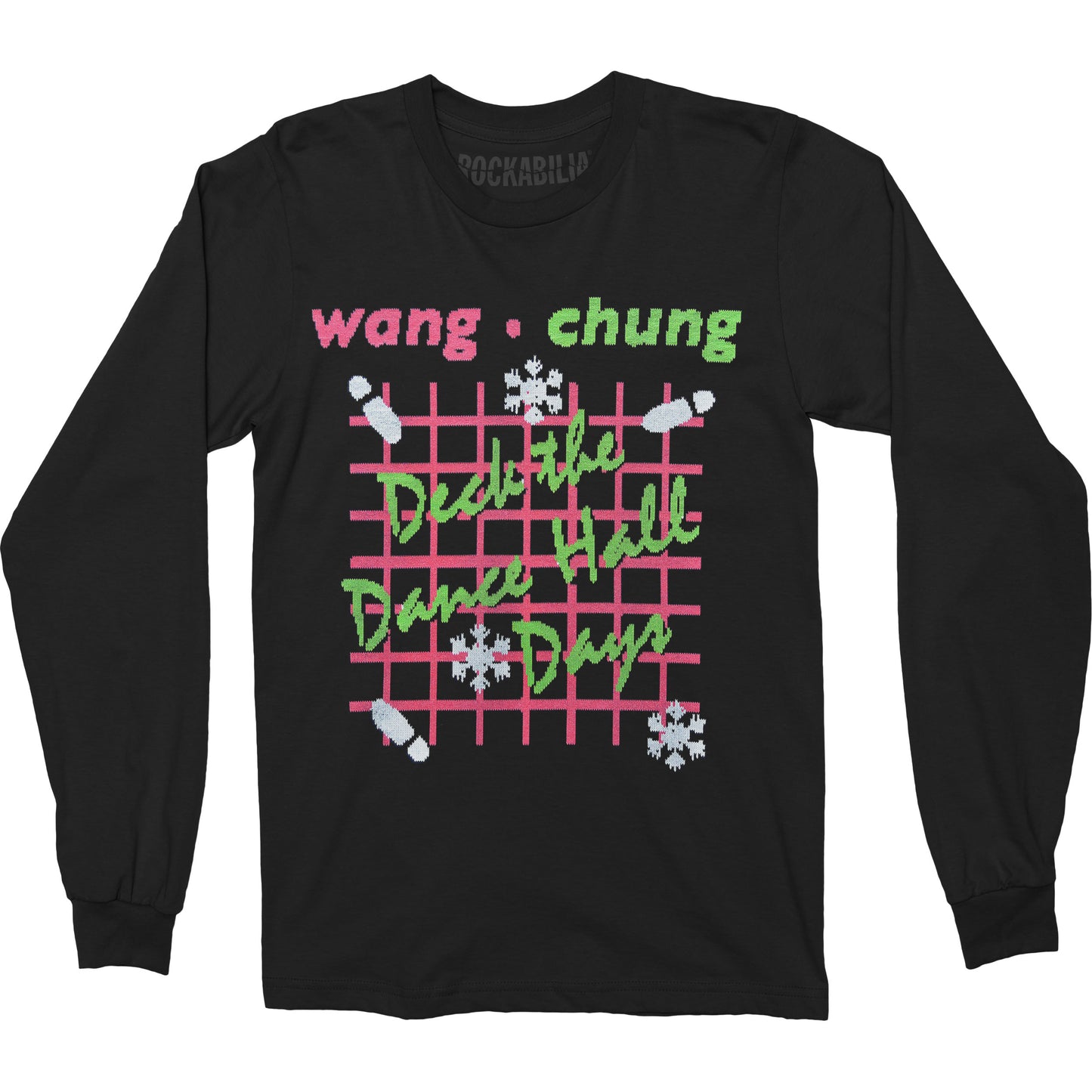 Wang Chung Ugly Xmas Long Sleeve Long Sleeve Front