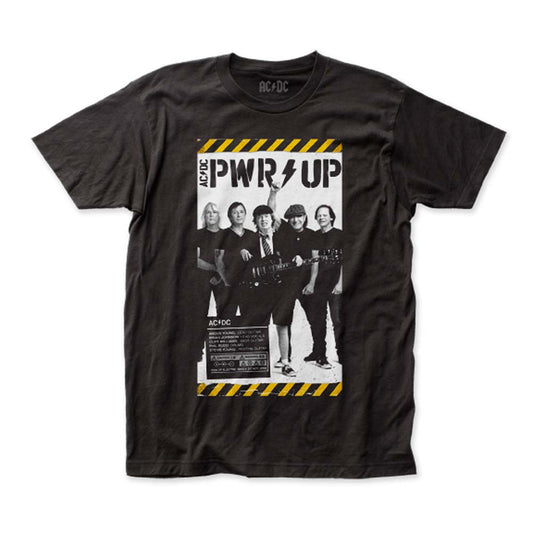 AC/DC PWR UP Poster Slim Fit T-shirt Front