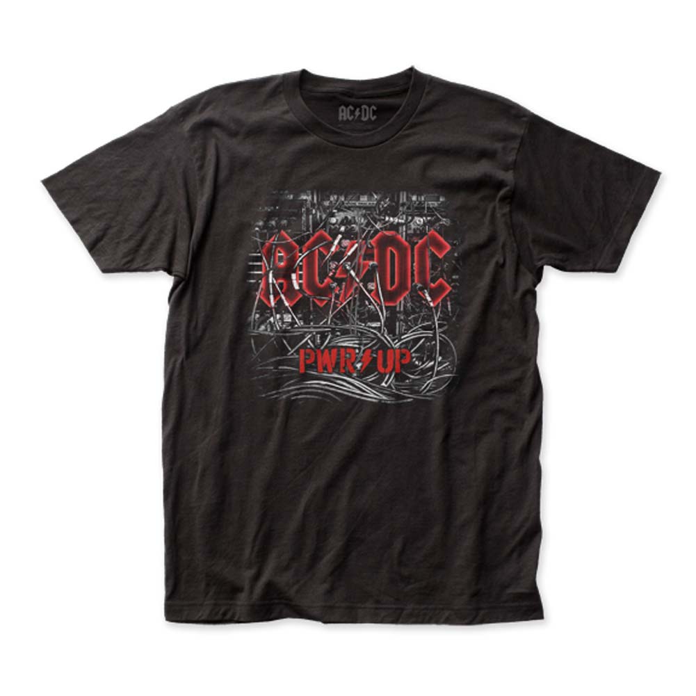 AC/DC PWR Cords Slim Fit T-shirt Front